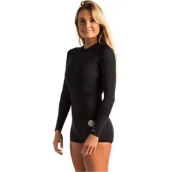 Rip Curl Womens Madi 1mm Long Sleeve Boyleg Shorty Wetsuit