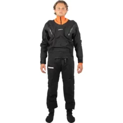 Watersports Outlet Sales Shop -Watersports Outlet Sales Shop 37126 202220Gul20Mens20Code20Zero20Stretch20U Zip20Drysuit20Underfleece20GM0368 B920 20Black20Back20Front.700x700