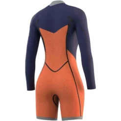 Mystic Womens Dazzled 3/2mm Chest Zip Long Sleeve Shorty Wetsuit 6 Mystic Womens Dazzled 3/2mm Chest Zip Long Sleeve Shorty Wetsuit -Watersports Outlet Sales Shop 39479 202220Mystic20Dazzled20Long20Arm20Shorty20Inside20Black20 20Back.700x700
