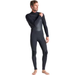 Mens ReWired 4/3mm Chest Zip Wetsuit -Watersports Outlet Sales Shop 44254 202320C Skins20Mens20ReWired2043mm20Chest20Zip20Wetsuit20C RW43MCZ20 20Anthracite2020Black20X2020Saffron20side201.700x700