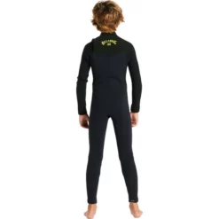 Billabong Junior Revolution 4/3mm GBS Chest Zip Wetsuit