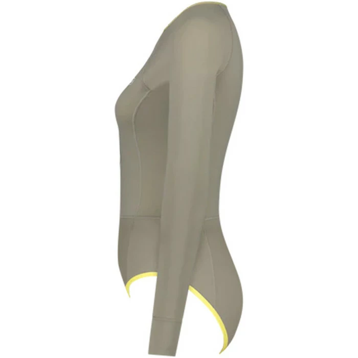 Womens One Piece Long Sleeve Front Zip Swimsuit 1 Womens One Piece Long Sleeve Front Zip Swimsuit