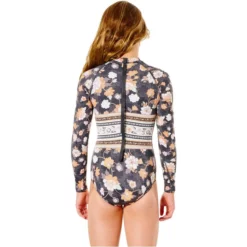 Rip Curl Junior Girls Long Sleeve UV Surf Suit