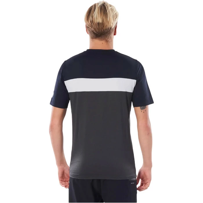 Rip Curl Mens Underline Panel Short Sleeve UV Tee 1 Rip Curl Mens Underline Panel Short Sleeve UV Tee